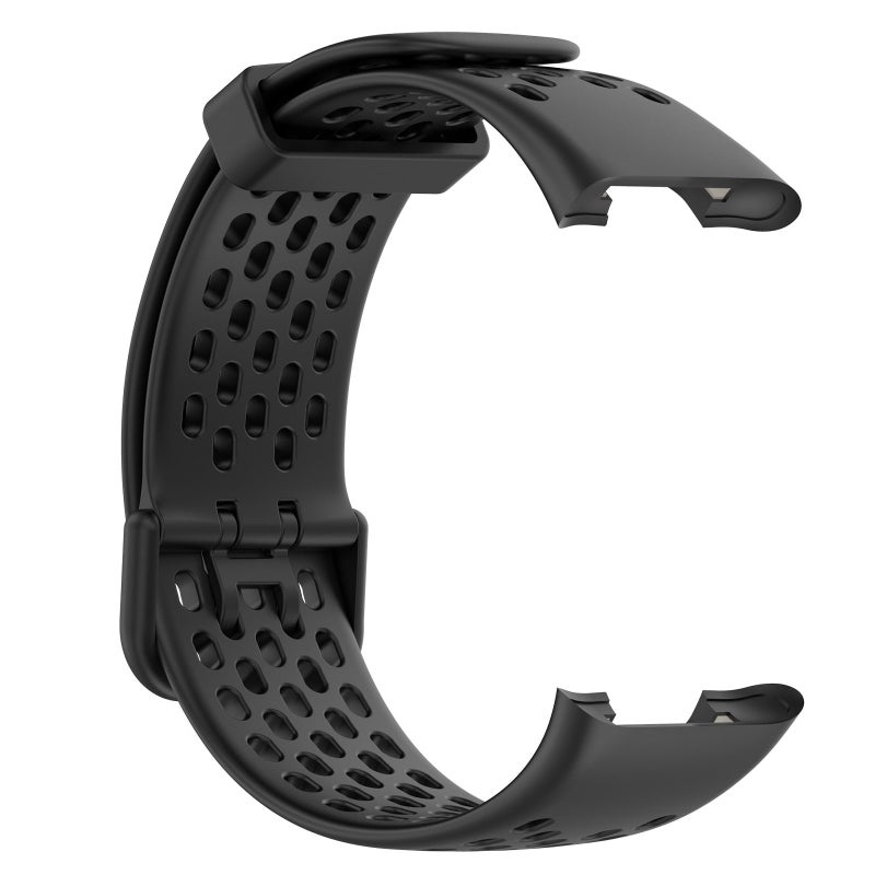 For Xiaomi Mi Band 7 Pro Breathable Tpu Watch Band(Black) - Image 3